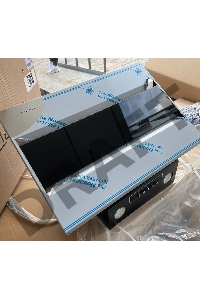 (Поврежденная упаковка, еле видимые царапины на панели) Вытяжка каминная Maunfeld Bridge 60 черный/нержавеющая сталь управление: кнопочное (1 мотор)