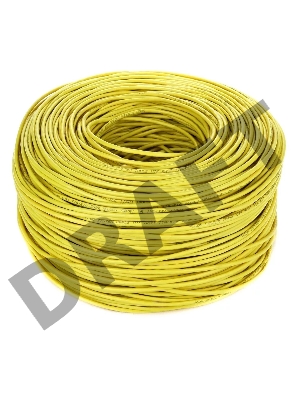 Кабель VCOM VNC1100-YE Кабель UTP 4 пары кат.5е (бухта 305м), желтый 