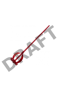 Миксер для красок, 60 х 8 х 400 мм, шестигранный хвостовик// Denzel