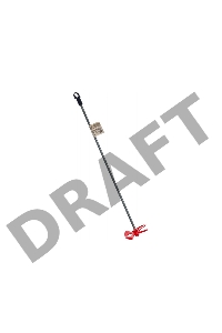 Миксер для красок, 60 х 6 х 350 мм, цилиндрический хвостовик// Denzel