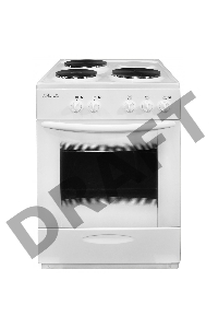 Плита Электрическая Лысьва ЭП 301  белая, без крышки