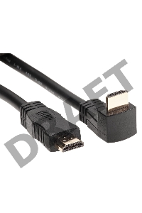 Кабель VCOM CG523-1.8M HDMI<=>HDMI-угловой коннектор 90град 1.8м, 2.0V