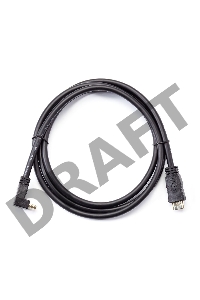 Кабель VCOM CG523-1.8M HDMI<=>HDMI-угловой коннектор 90град 1.8м, 2.0V