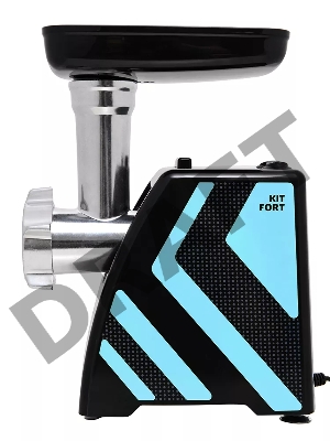 Мясорубка Kitfort KT-2101-1 1500Вт голубой/черный