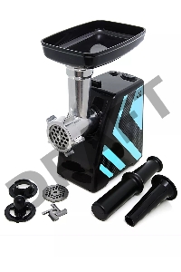 Мясорубка Kitfort KT-2101-1 1500Вт голубой/черный