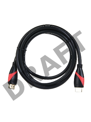 Кабель HDMI 19M/M ver. 2.0 black red, 1.8m VCOM <CG525-R-1.8> Кабель HDMI 19M/M ver. 2.0 black red, 1.8m VCOM <CG525-R-1.8>