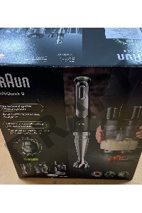 (Поврежденная упаковка, на крышке измельчителя присутствует царапины) Блендер BRAUN MQ9185XLI