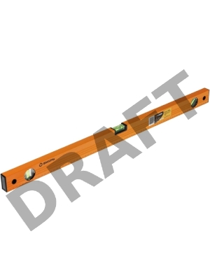 Уровень алюминиевый ВИХРЬ 800мм фрезерованный 3 глазка