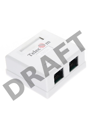 Розетка внешняя RJ-45 (UTP) 5E кат. двойная