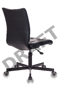 Кресло Бюрократ CH-330M/BLACK без подлокотников черный искусственная кожа крестовина металл