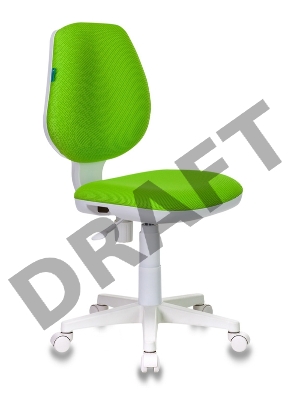 Кресло детское Бюрократ CH-W213/TW-18 салатовый TW-18 (пластик белый)