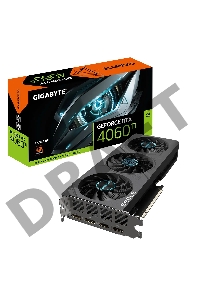 Видеокарта Gigabyte GV-N406TEAGLE-8GD RTX4060Ti PCI-E 4.0 8 ГБ GDDR6, 128 бит, DisplayPort x2, HDMI x2, GPU 2310 МГц
