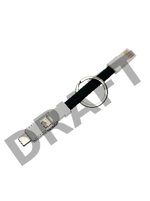 Универсальный брелок-переходник 3 в 1, Espada Emagn3i1 USB 2.0 to Type C + micro USB + iphone Lightning 8pin