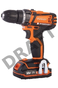 Дрель-шуруповерт Patriot BR 181UES аккум. патрон:быстрозажимной (кейс в комплекте)