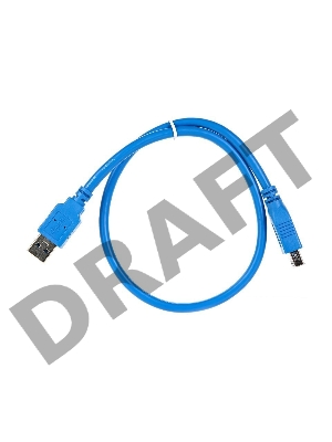 Кабель AM/AF USB3.0 0.5m VCOM удлинитель USB 3.0, VUS7065-0.5M