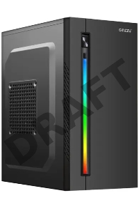 Корпус Ginzzu B350 2*USB 2.0,AU RGB