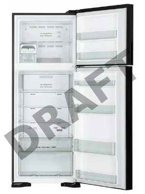 Холодильник Hitachi R-V540PUC7 BBK черный бриллиант (двухкамерный)