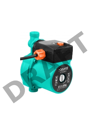 Насос циркуляционный повысительный STURM! WP2008W  100Вт, 25л/мин, напор 8м