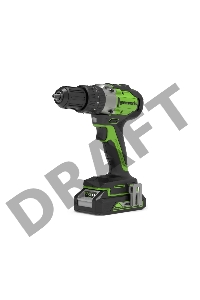 Дрель-шуруповерт аккумуляторная GreenWorks GD24DD60K2, 24V, c 1хАКБ 2 Ач и ЗУ в кейсе (3704107UA)