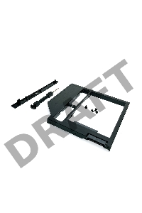 Адаптер оптибей Espada SS90 /optibay, hdd caddy/ SATA/miniSATA /SlimSATA/ 9мм для подключения HDD/SSD 2,5” к ноутбуку вместо DVD.(41087)