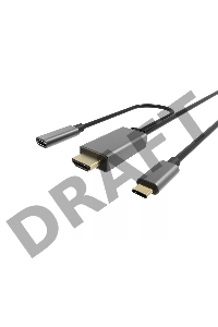 Кабель USB3.1 CM-HDMI 1.8M CU423MCPD-1.8M VCOM
