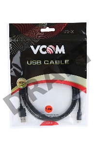Кабель VCOM VUS6945-1.8MO Кабель USB2.0 Am-->micro-B 5P, 1.8м , черный