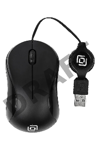 Мышь Oklick 115SR черный оптическая (800dpi) USB для ноутбука (2but)