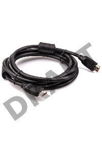 Кабель Aopen HDMI 19M/M ver 2.0, 3М,2 фильтра, Aopen/Qust <ACG517D-3M>