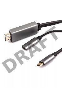 Кабель USB3.1 CM-HDMI 1.8M CU423MCPD-1.8M VCOM