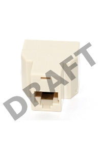 Коннектор проходной адаптер RJ45 5bites LY-US027 RJ-45/RJ-45x2 8P8C F/2F