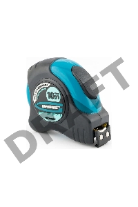 Рулетка GROSS 31115  ''schlagfest'' 10м x 25мм магн. обрез зацеп двухст. шкала автоматич. фиксация