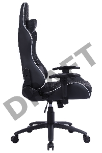 Кресло игровое Cactus CS-CHR-030BLS черный/серебристый сиденье черный/серебристый эко.кожа с подголов. крестовина металл пластик черный