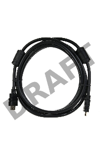 Кабель HDMI 19M/M ver 2.0, 3М, 2 фильтра  Aopen <ACG711D-3M>     
