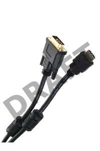 Кабель HDMI to DVI-D (19M -25M) 2м, TV-COM, 2 фильтра <LCG135F-2M>
