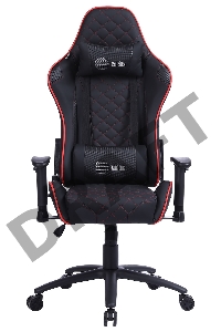 Кресло игровое Cactus CS-CHR-030BLR черный/красный сиденье черный/красный эко.кожа с подголов. крестовина металл пластик черный