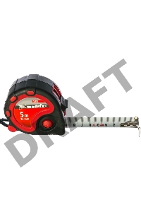 Рулетка MATRIX 31035  status 3 fixations 5мх25мм двухкомпонентный корпус 3 фиксации ленты