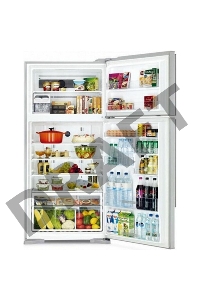 Холодильник Hitachi R-VG660PUC7-1 GPW белое стекло (двухкамерный)