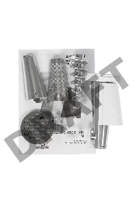 Мясорубка АКСИОН М61.04 Черно-серебристая, 2000 Вт, 3 кг/мин