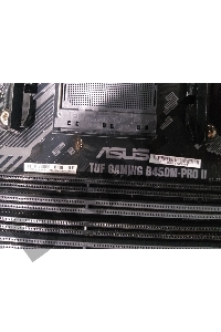 (Из ремонта, рабочая, гарантия 14 дней, не комплект, OEM) Материнская плата ASUS TUF GAMING B450M-PRO II, Socket AM4, B450, 4*DDR4, DVI+HDMI, CrossFireX, SATA3 + RAID, Audio, Gb LAN, USB 3.1*6, USB 2.0*6, COM*1 header (w/o cable), mATX ; 90MB1610-M0EAY0