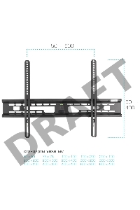 Кронштейн для телевизора Kromax FLAT-2 черный 32