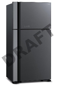 Холодильник Hitachi R-VG610PUC7 GGR 2-хкамерн. серое стекло (двухкамерный)