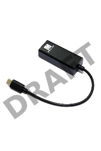 Кабель-адаптер 5bites UA3C-45-08BK  USB3.1 / RJ45 100MB / BLACK