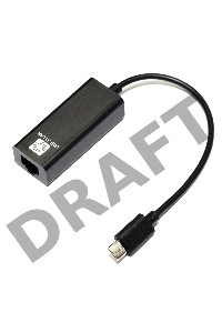 Кабель-адаптер 5bites UA3C-45-08BK  USB3.1 / RJ45 100MB / BLACK