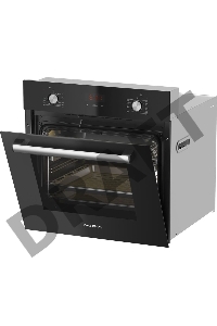 Духовой шкаф Электрический Darina 2V5 BDE 112 708 B черный, встраиваемый