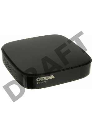 Ресивер DVB-T2 Cadena CDT-1793 черный
