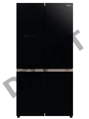 Холодильник Hitachi R-WB720VUC0 GBK 3-хкамерн. черное стекло (трехкамерный)