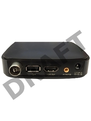 Ресивер DVB-T2 Cadena CDT-1793 черный