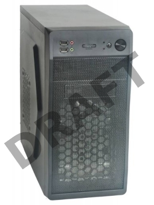 Корпус Formula FM-602 черный 450W mATX 2x120mm 2xUSB2.0 audio