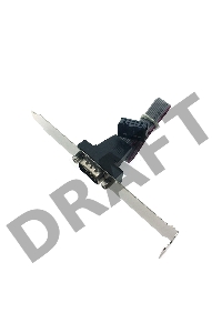 Планка в корпус COM-порт, (ECOMp-BRCTFull) (38993)