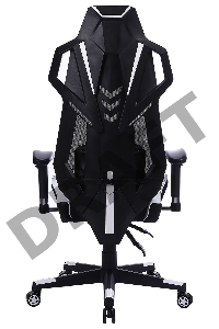 Кресло игровое Cactus CS-CHR-090BLW черный/белый сиденье черный/белый эко.кожа крестовина пластик пластик черный/белый